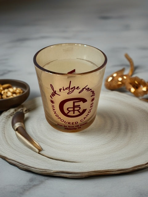 Laced Up Leather 8 oz Candle