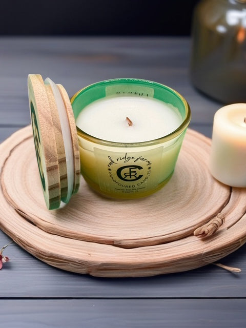 Laced Up Leather 8 oz Candle