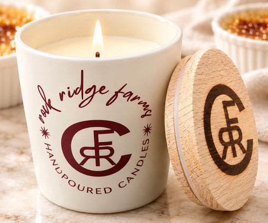 Crème Brûlée 8 oz Candle - Fall Fragrance Collection